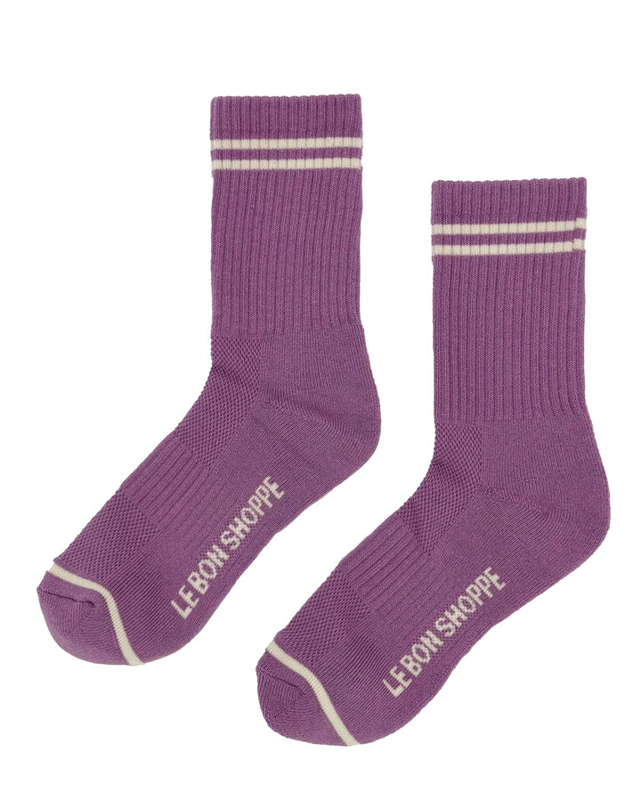 Le Bon Shoppe | Boyfriend Socks | Grape