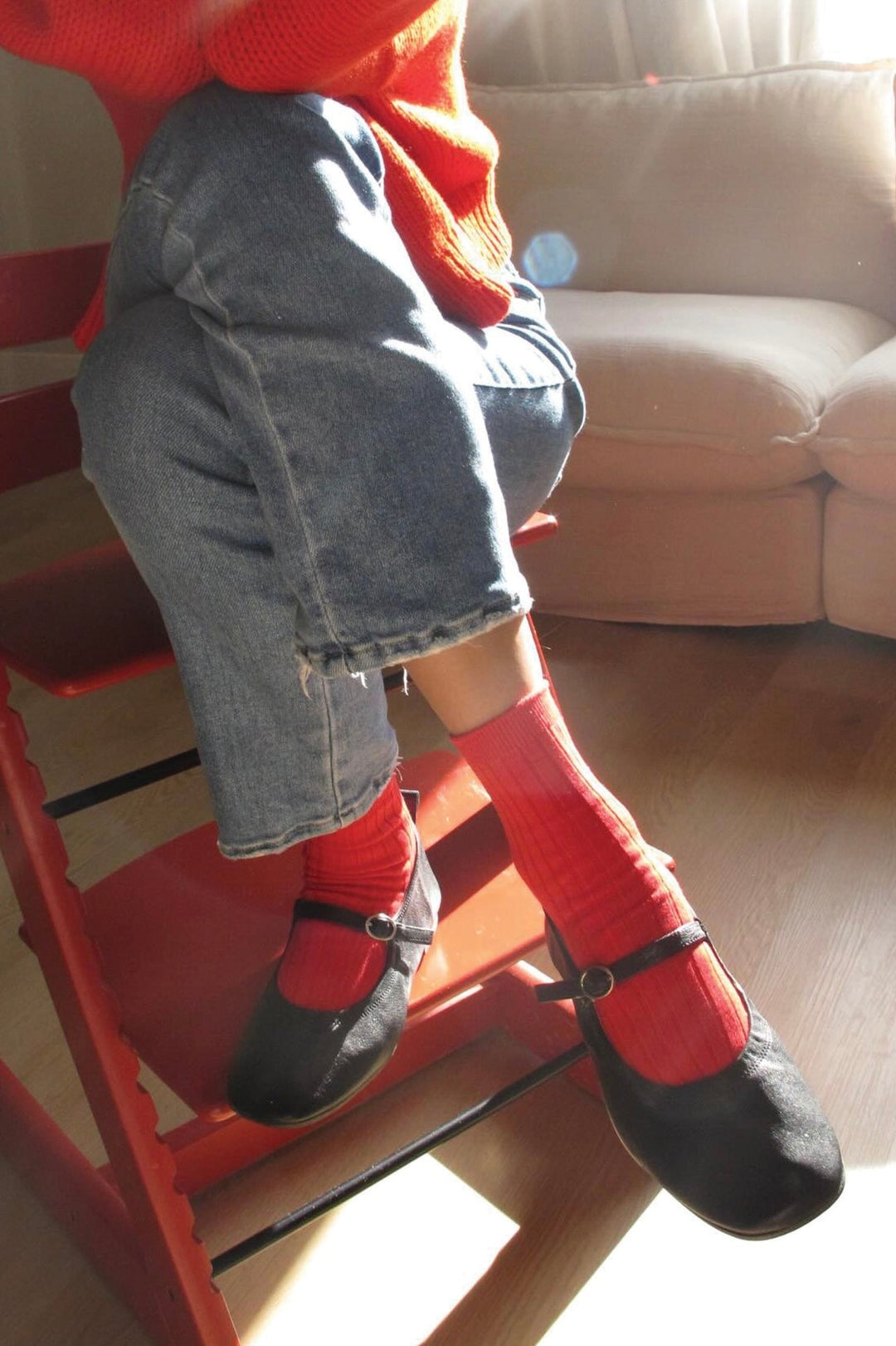 Le Bon Shoppe | Her Socks | Classic Red