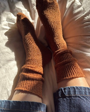 Le Bon Shoppe | Airy Puffin Socks | Whiskey