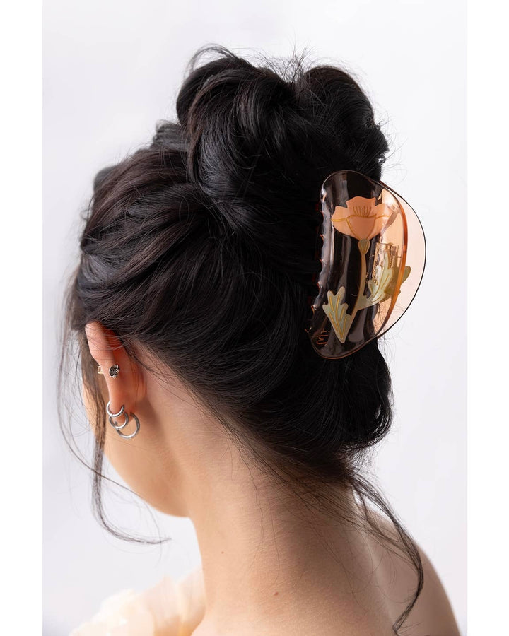 Winona Irene | California Poppy claw | Orange