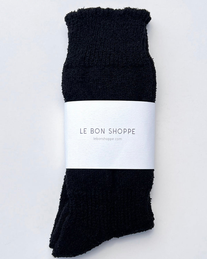 Le Bon Shoppe | Airy Puffin Socks | Black