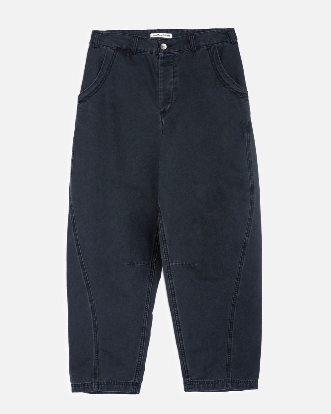 YMC | Twisted Sean Trouser | Charcoal Denim