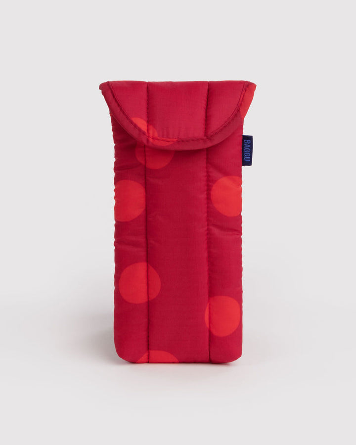 Baggu | Puffy Glasses Sleeve | Red Polka Dot
