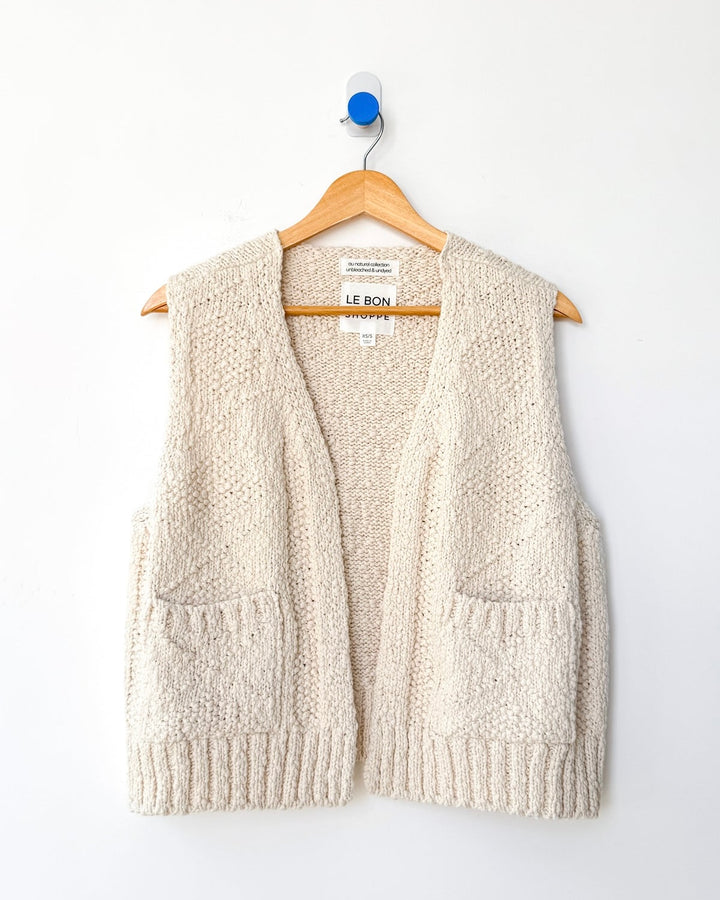 Le Bon Shoppe | Papa Cotton Vest | Natural