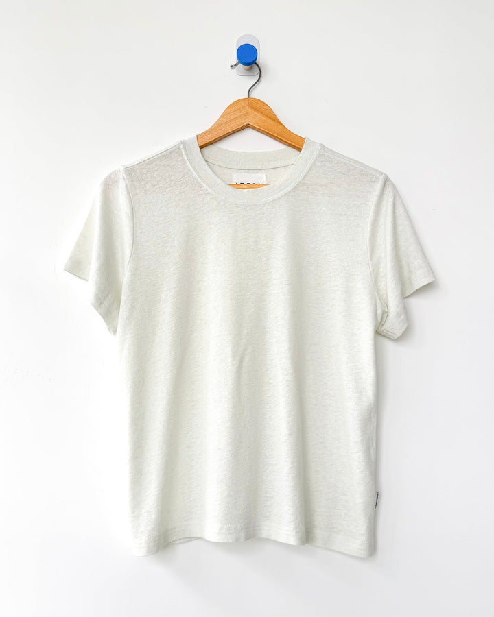 Le Bon Shoppe | Bo Linen blend tee | Salt