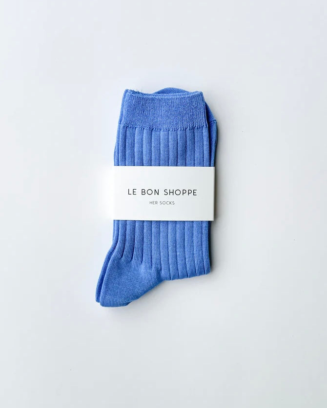 Le Bon Shoppe | Her Socks | Periwinkle