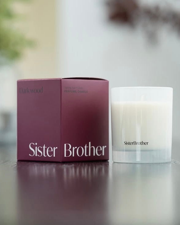 Sister Brother | Candle | Dark Wood