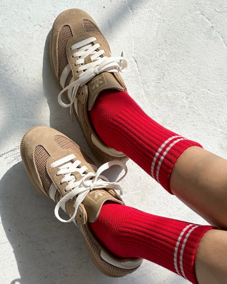 Le Bon Shoppe | Boyfriend Socks | Red